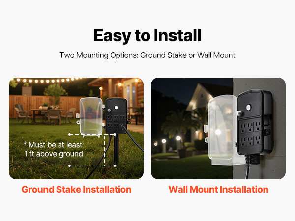 outdoor power strip weatherproof