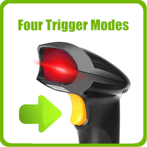 Four Trigger Modes of barcode scanner