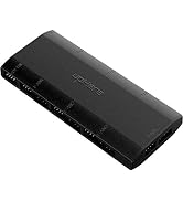 upHere 7-Port 4PIN SATA PWM 5V 3PIN ADDRESSABLE RGB Fan Hub/Splitter for 4-Pin & 3-Pin Case Fans ...