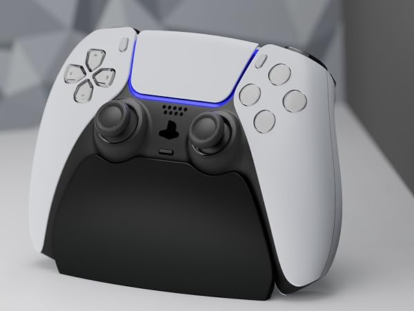 Solid Black Controller Display Stand for ps5