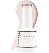 Nicedeco Hema Free Rubber Base Nude Gel UV Color Base Nail Polish 15ML 006 | UV, Hema Free, Rubbe...