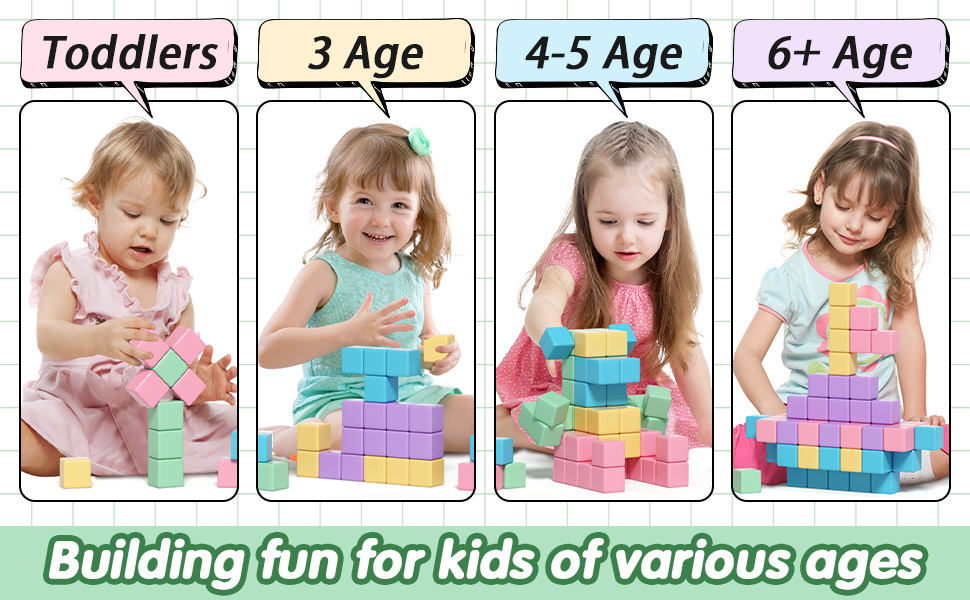toddlers toys -magnetic blocks for girls age 3 4 5 6+