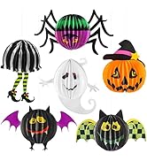 KatchOn, Halloween Honeycomb Centerpieces for Tables - Pack of 6 | Halloween Decorations for Indo...
