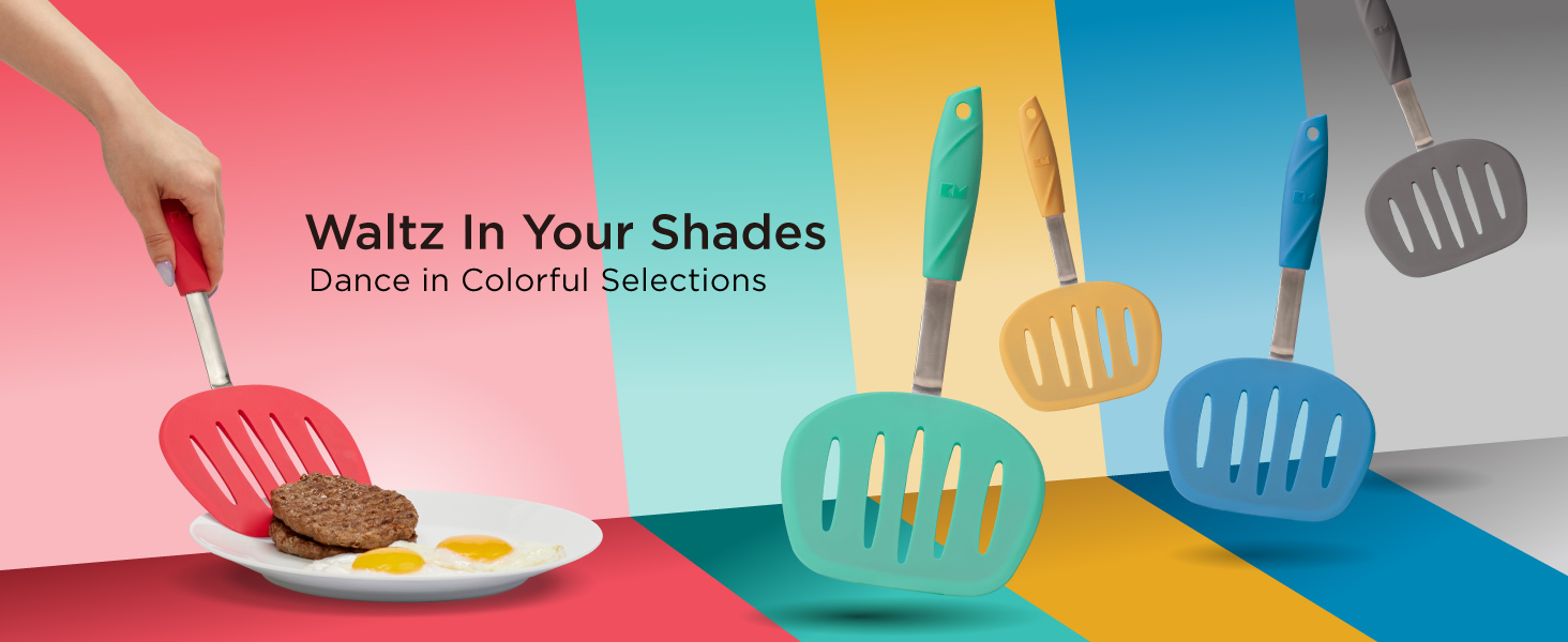 pancake turner spatula flipper silicone wide large big extra kitchen egg spatulas for nonstick