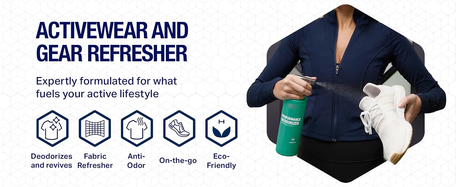 Hex performance deodorizer