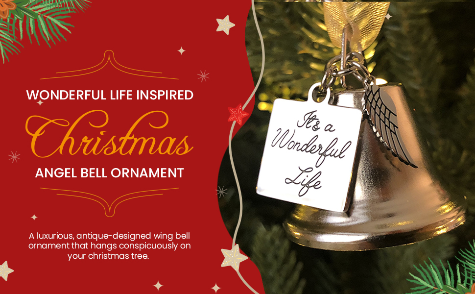 Christmas Angel Bell Ornament 2