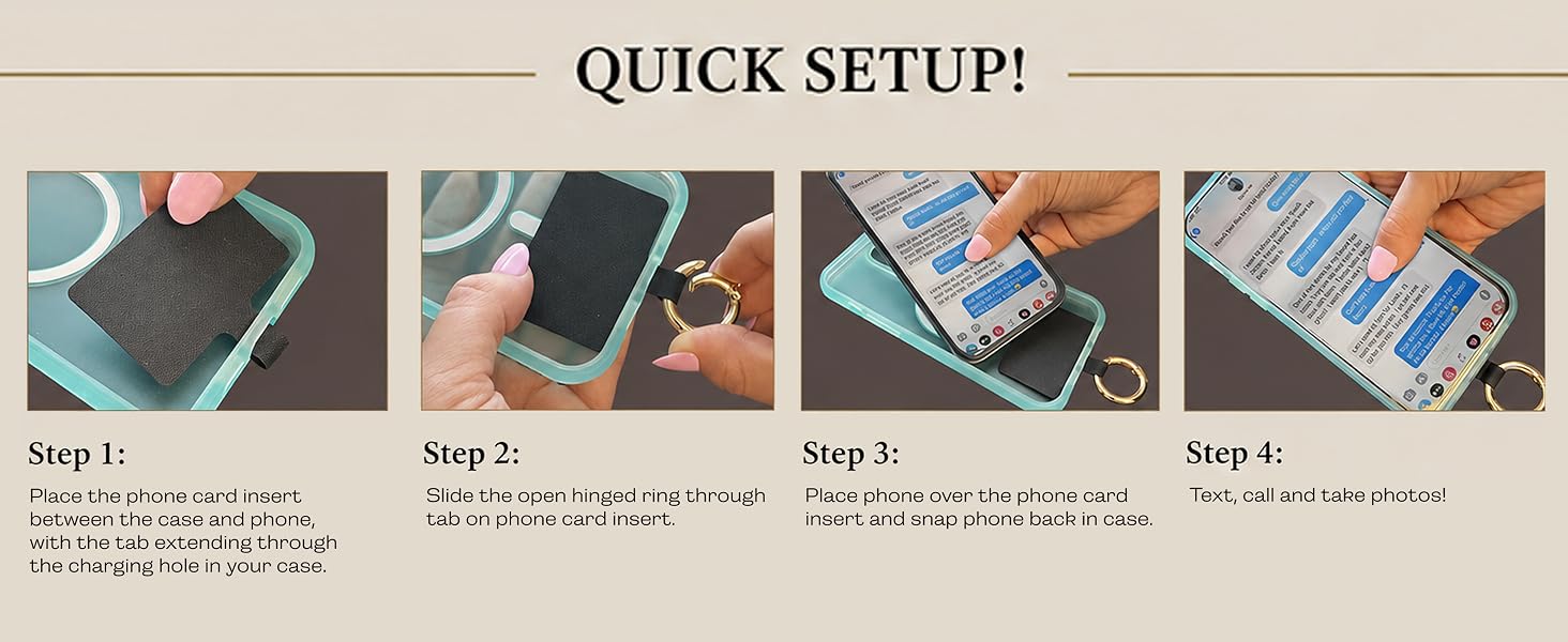How to Setup your Clip & Go. Phone Lanyard.