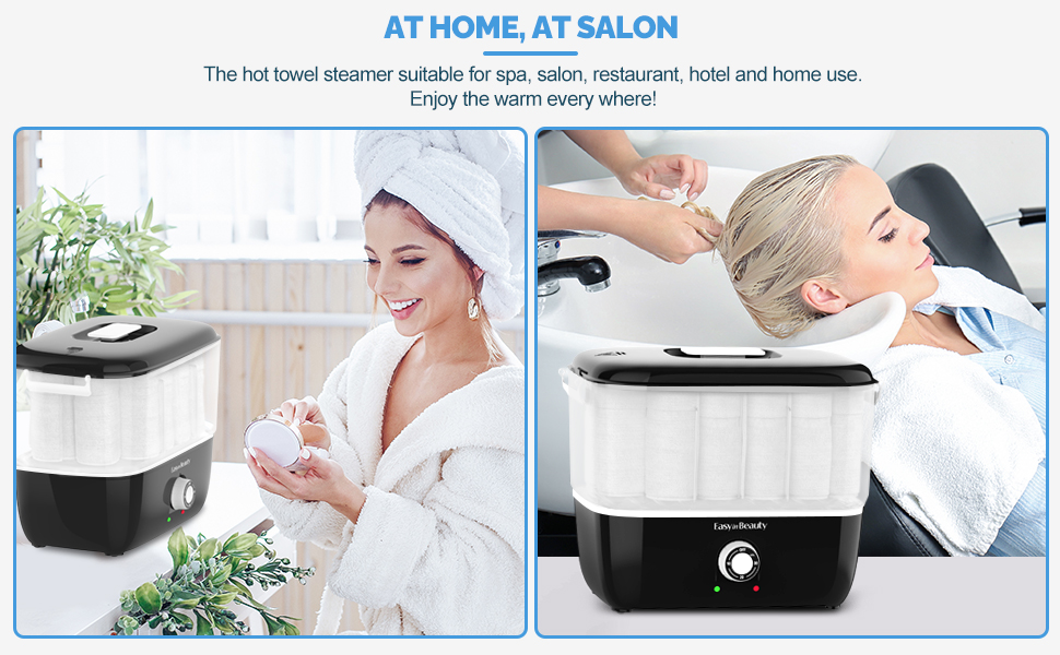 EasyinBeauty Hot Towel Warmer for Facials, Holds 16 Small Towels