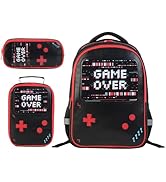 HiGaits School Backpack for Boys Gamer Boys Bookbag for Children Kids Teens Elementary Middle Sch...