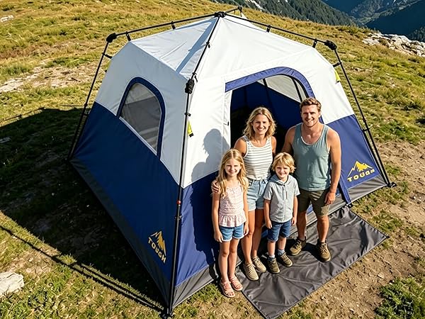 double wall tent top view waterproof no mesh