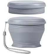 IYYI Collapsible Travel Cup, Foldable Bowl, Portable Travel Bowl, BPA Free Silicone Folding Cup f...