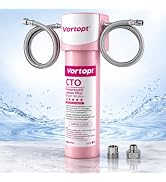 Vortopt Q7 Sink Water Filter, Reduces Chlorine, Lead, Bad Taste & Odor | Under Counter Water Filt...