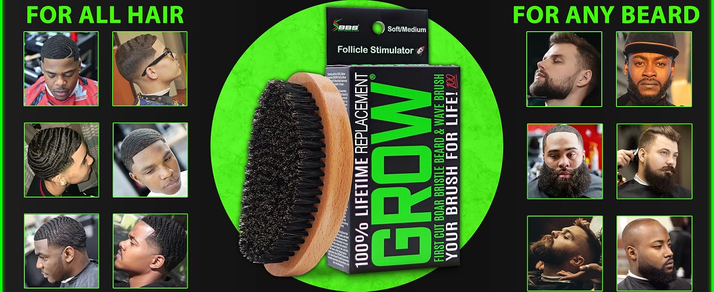 soft beard brush beard pick hair brush men kent beard brush wave brush medium best beard brush