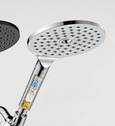 Dual Filtered Handheld Shower Heads Combo, HOPOPRO 15-Mode High Pressure Rainfall Showerheads Com...