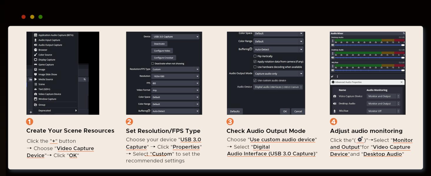Capture Settings