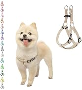PUPTECK No Pull Dog Harness Soft Adjustable Basic Nylon Step in Puppy Vest Outdoor Walking with I...