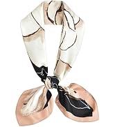 Rcrawica Large Silk Feeling Hair Scarf Bandanas for Women Elegant Silky Satin Neck Scarves 35inch...