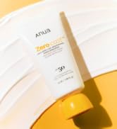Anua, Zero-Cast Moisturizing Sunscreen SPF 50, Glow Natural Sunscreen for face, No White Cast, Hy...