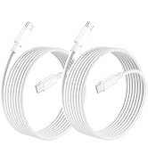 BaseNew Long USB C Cable 10 FT 2-Pack,60W C to C Cable Fast Charging,Type C to Type C Charger Cab...