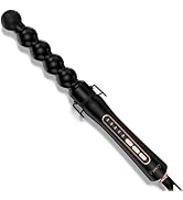 Farery Bubble Curling Wand for Long Hair - 32mm Ceramic Coated Springless Barrel for Defined Spir...