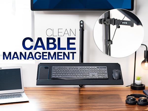 wall keyboard tray, adjustable keyboard mount, ergonomic typing, space saving desk accessory