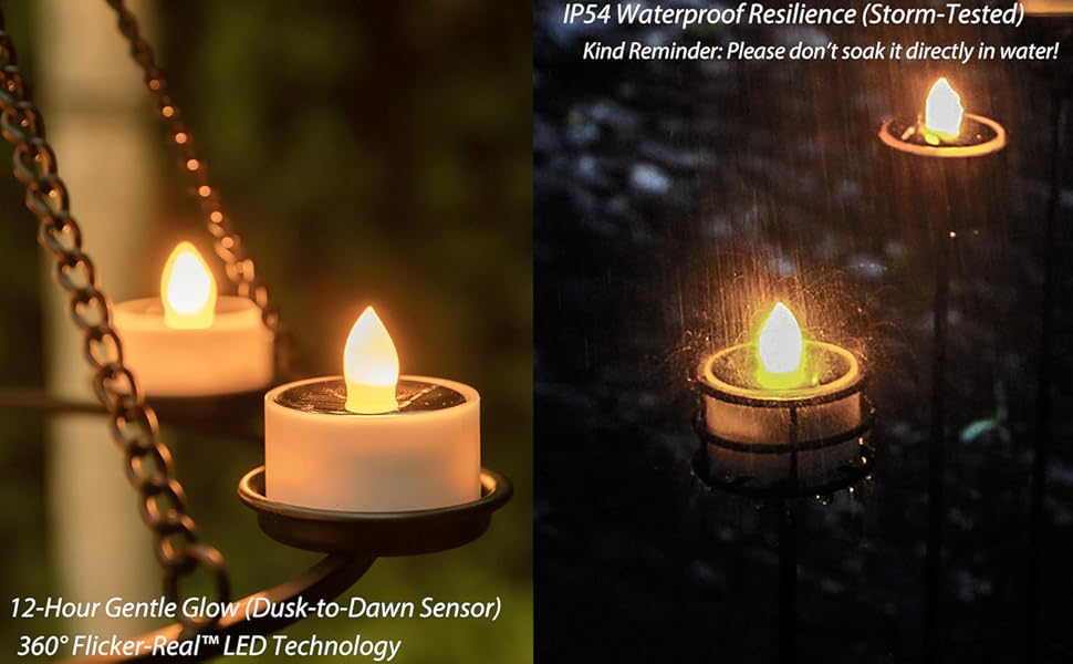 solar votive candles