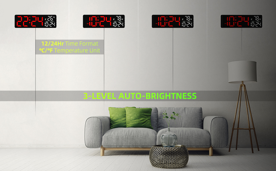 3-Level Auto-Brightness