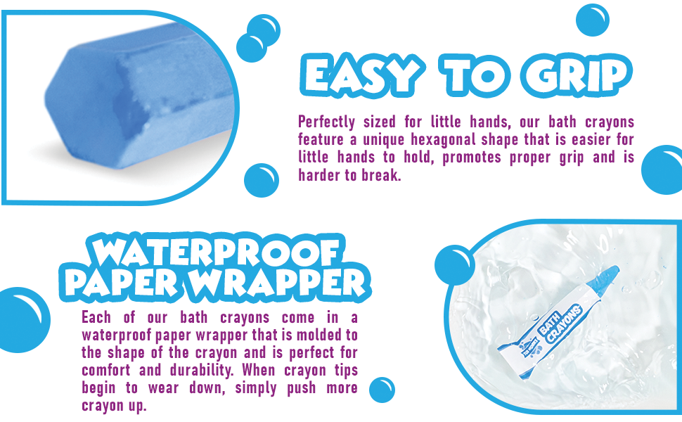 easy to grip, waterproof