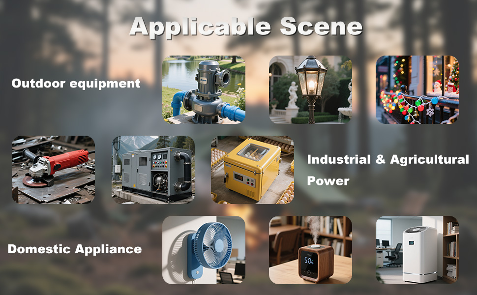 Industrial-Grade Extension Cord for Outdoor Equipment