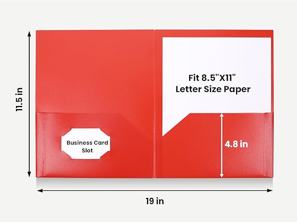 plastic folders