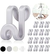 Mlici Clothes Hanger Connector for Clothes Organizing, 60 Pack Space Saving Hanger Extender Hooks...