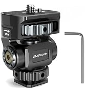 Leaplumin Field Monitor Mount Monitor Holder with Cold Shoe, 1/4" Screw for 5" & 7" Field Monitor...
