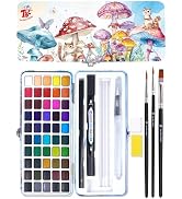 TBC The Best Crafts 50 Colors Watercolor Paint Set For Kids, Students and Artists, Amateur,Beginn...