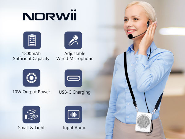 white voice amplifier
