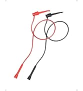 BOCEUC Mini Test Hook Clip with 2mm Jack Design Easy Connection to 2mm Probe Multimeter Test Lead