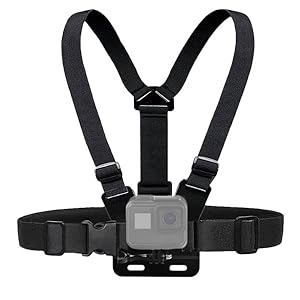 phone chest camera mount and phone head strap mount accessories kit