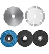 5-Pc 3-Inch Grinder Blade Set for TEENO & ZFULVO Cordless Angle Grinders | Diamond Saw Blade, HSS...