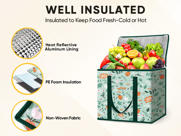 insulated grocery bags