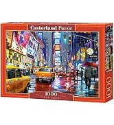 CASTORLAND 1000 Piece Jigsaw Puzzle, Times Square, NY, New York, New York City Art, USA, Yellow cab