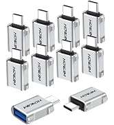 HOWJIM USB C to USB Adapter 10 Pack,10Gbps Data Transfer Fast Charging | USB C Male to USB 3.2 Fe...