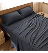 Bedsure Queen Sheet Set - 4 Pieces Soft Queen Size Sheets - Breathable & Cooling - Hotel Luxury -...