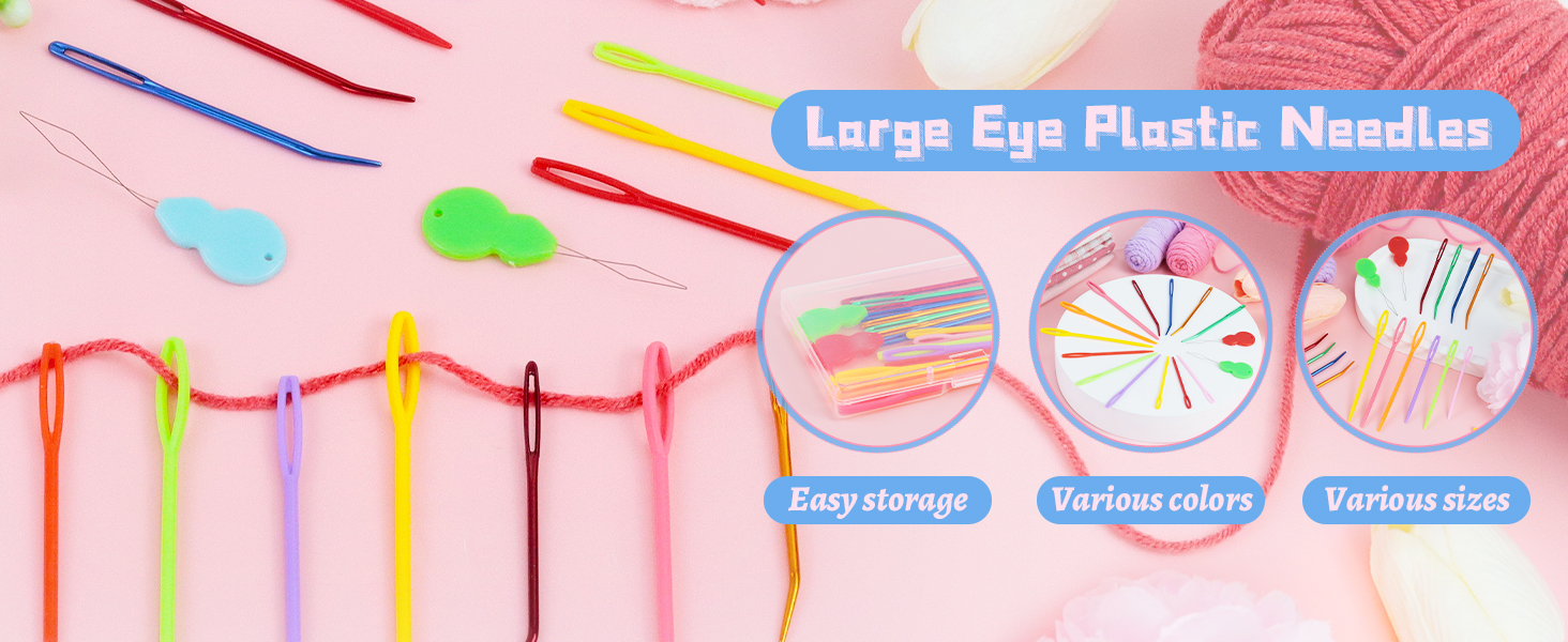 plastic yarn needles
