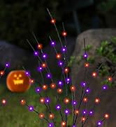Lighted Halloween Tree Branch
