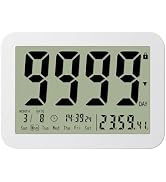 FCXJTU Digital Countdown Days Timer Clock- 9999 Days Count Down Days Timer with Stand Strong Magn...