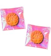 Cherodada 4"x 4", Iridescent Self Sealing Cellophane Bags for Gift Wrapping, Wrapping Candies, Co...