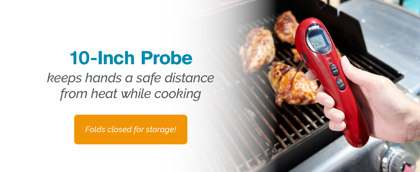 Polder Safe-Serve Instant Read Digital Thermometer
