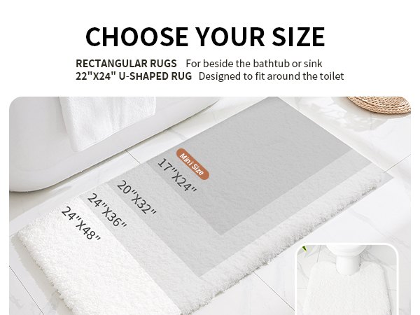 bathroom rug