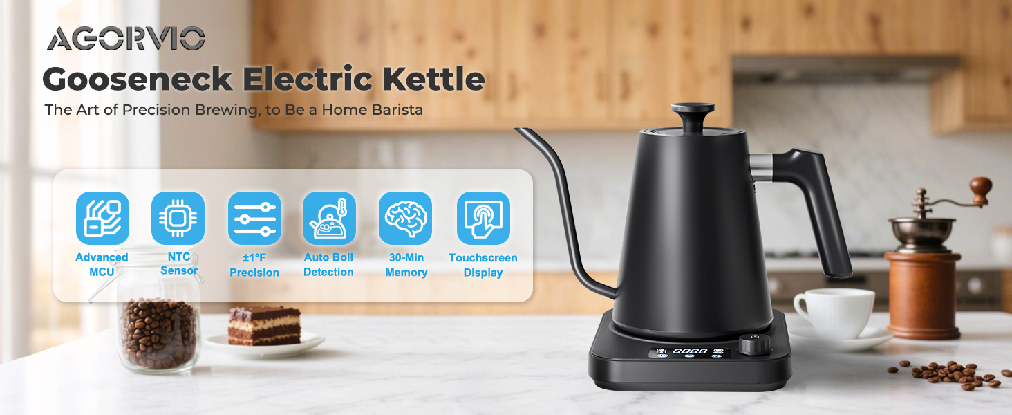 gooseneck electric kettle agorvio