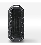 HomeSpot Wireless Bluetooth Speakers for Outdoor Stereo Waterproof with Rechargeable Battery (Black)