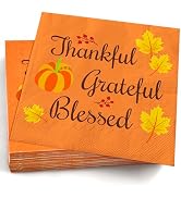 OHOME Thanksgiving Decorations - Thanksgiving Napkins | THANKSGIVING Table Decor for Indoor Outdo...
